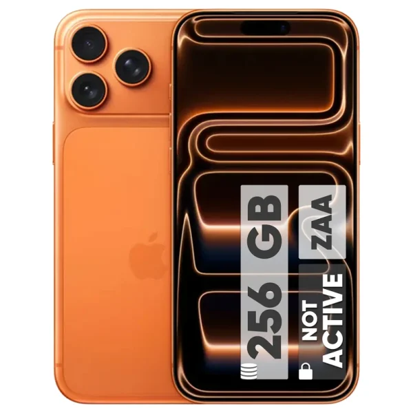 Apple iPhone 17 Pro Max ZAA Single SIM + eSim Storage 256GB And RAM 12GB Mobile Phone - Not Activated