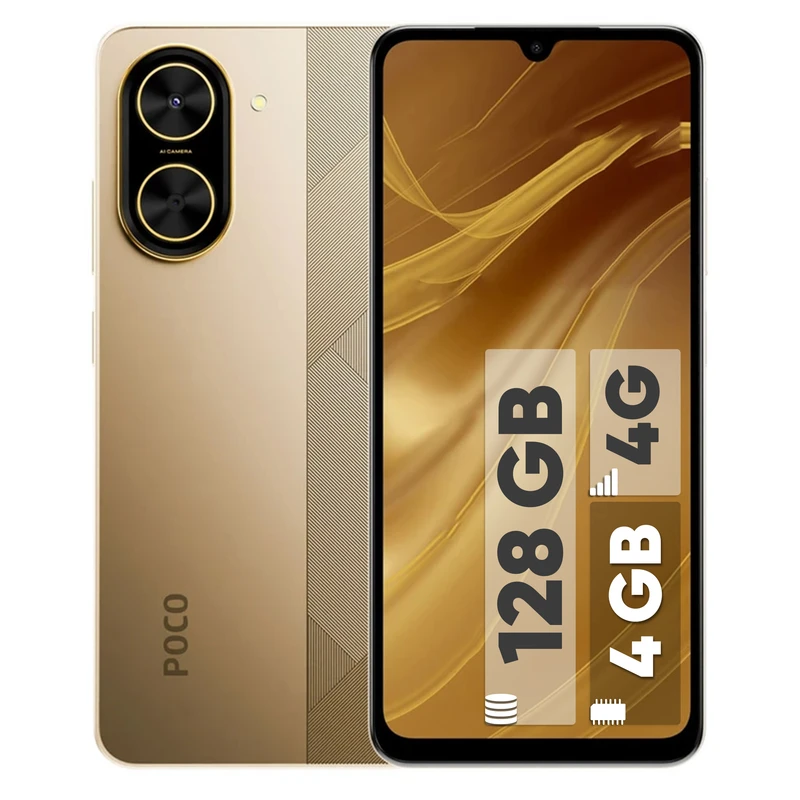 گوشی موبایل شیائومی مدل Poco C71 ظرفیت 128 گیگابایت رم 4 گیگابایت
